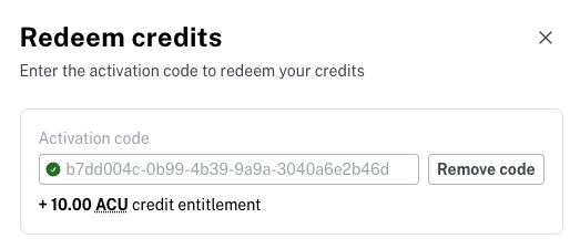 acu credit entitlement