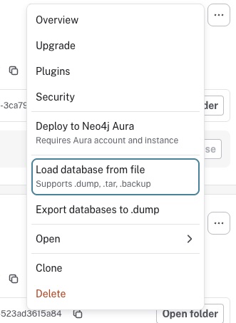 load db